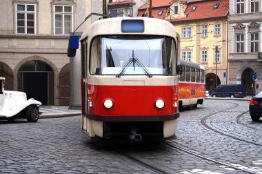 Prague, Çek Cumhuriyeti, tramvay