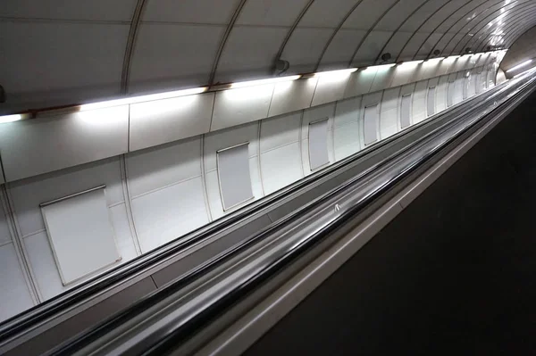 Metra Pradze Tunel Republika Czeska — Zdjęcie stockowe
