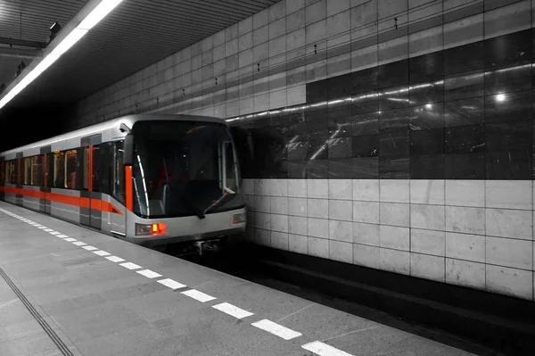 Metro Praga República Checa — Fotografia de Stock