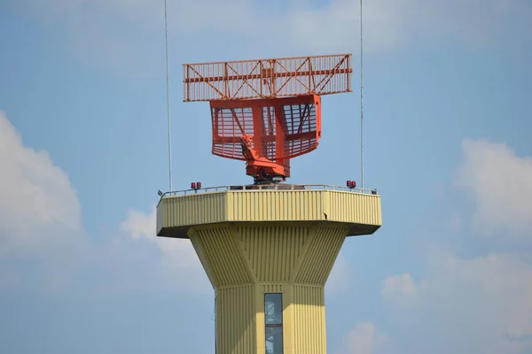 Radar Volo Aereo Concetto Comunicazione — Foto Stock