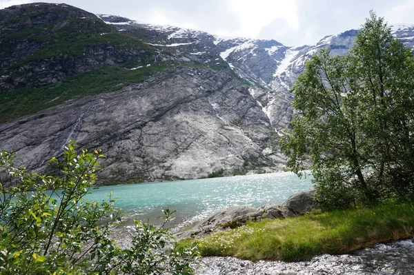 Montagnes Norvège Europe — Photo