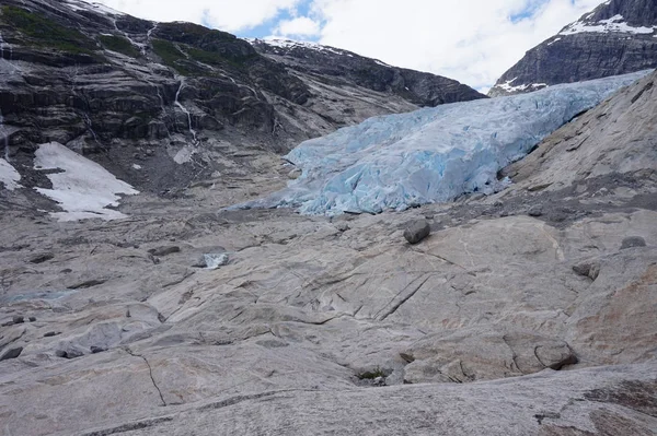 Glaciar Jostedal Noruega Europa — Foto de Stock