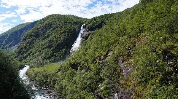 Wodospad Norwegii Europa — Zdjęcie stockowe