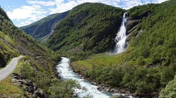 Waterfall Norway Europe — Stock Photo, Image