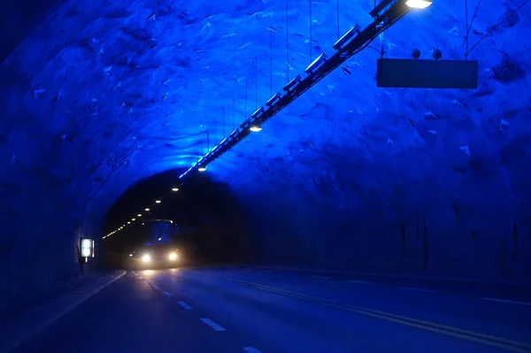 ノルウェーのLaerdalにトンネル — ストック写真