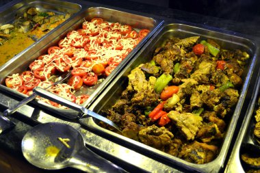 Sebze, kavrulmuş et, yemek, yemek