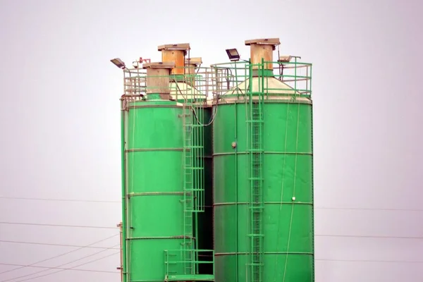 Silos Chemical Industry Etc — Stock Photo, Image