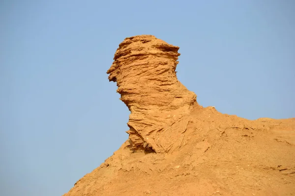 Velbloudí Hora Poušti Tunisko Afrika — Stock fotografie