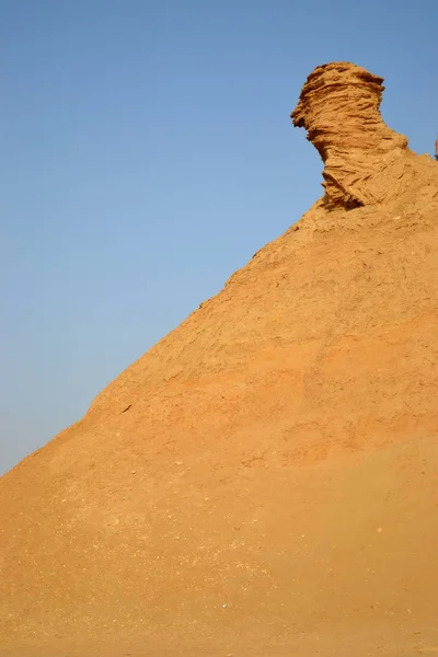 Montanha Camelo Deserto Tunísia África — Fotografia de Stock