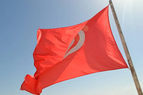 Bendera Tunisia Langit — Stok Foto