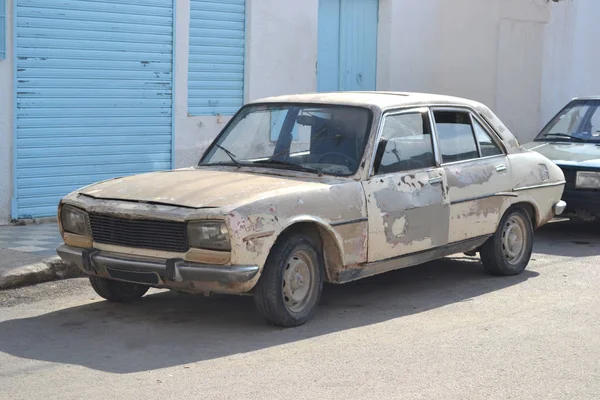 Vecchia Auto Tunisia — Foto Stock