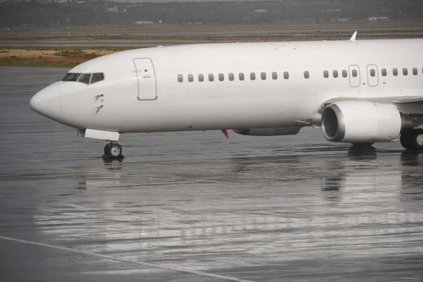 Aereo Reazione Passeggeri Aeroporto — Foto Stock