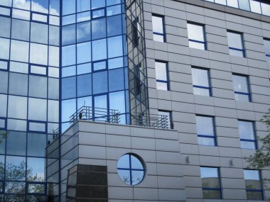 Modern ofis binası - cephe