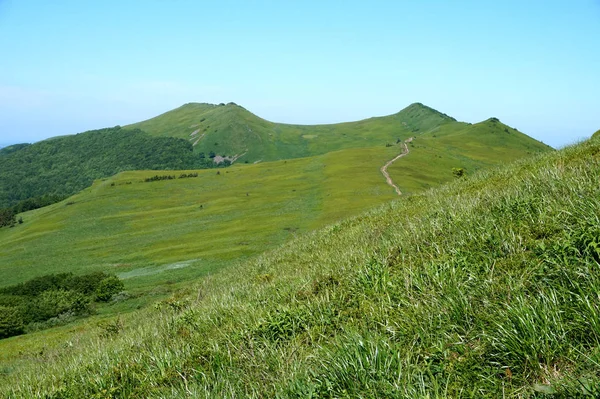 在波兰的 Bieszczady 山 — 图库照片