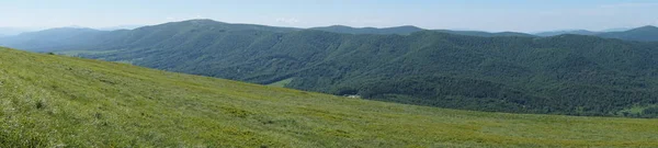 Montagne Bieszczady, Montagne Poloniny - panorama — Foto Stock