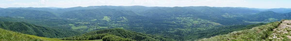 Montagne Bieszczady - panorama / fotografia panoramica — Foto Stock