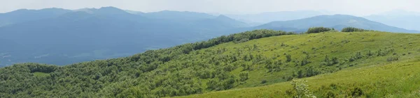 Bukovské vrchy - panorama / panoramatické fotografie — Stock fotografie