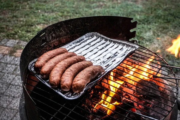 焼きソーセージ — ストック写真