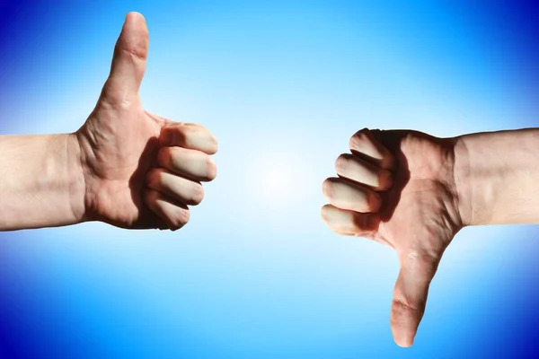 Thumbs Concept — Stock Photo, Image