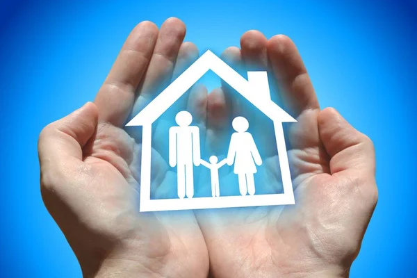 House Family Insurance Concept — Stock Photo, Image