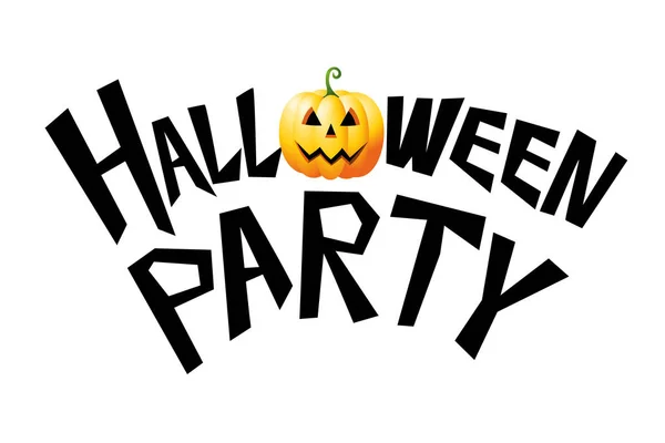 Halloween party - typografisches Konzept — Stockfoto