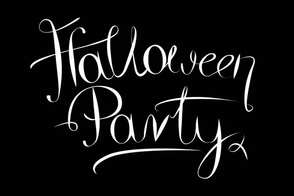 Halloween party - typografisches Konzept — Stockfoto