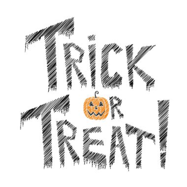 Trick veya tedavi - Halloween kavramı