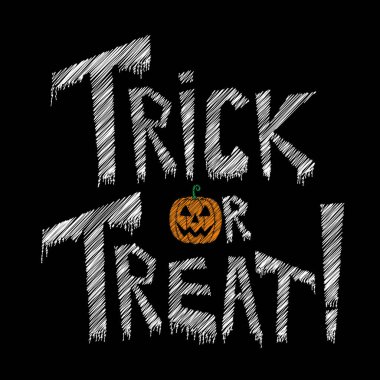 Trick veya tedavi - Halloween kavramı