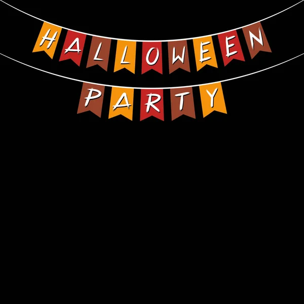Manifesto / banner della festa di Halloween — Foto Stock