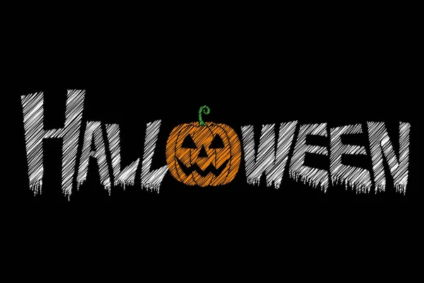 Halloween typografie — Stockfoto