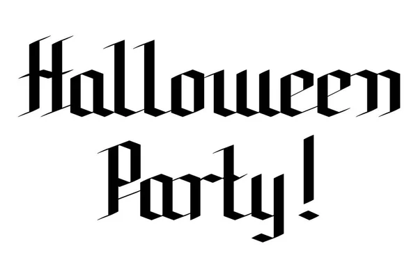 Halloween Party-typografie — Stockfoto