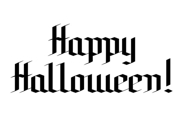 Felice tipografia di Halloween — Foto Stock