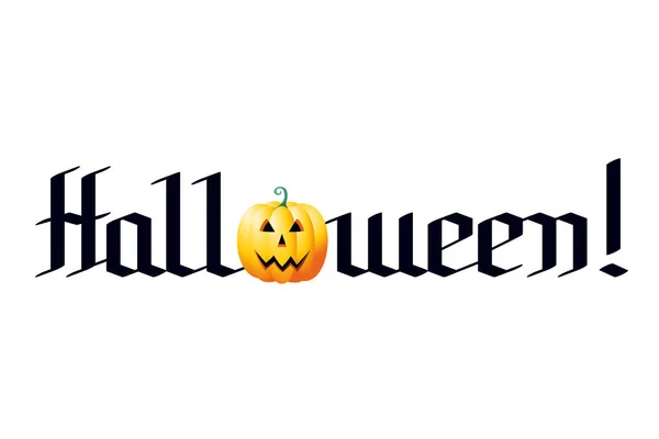 Halloween typografie — Stockfoto