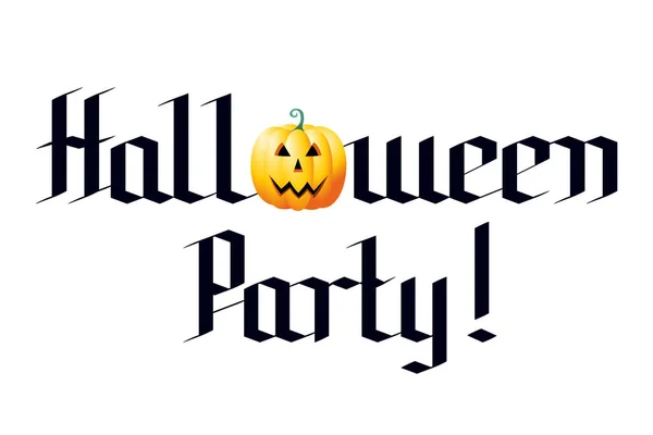Halloween-fest-typografi — Stockfoto