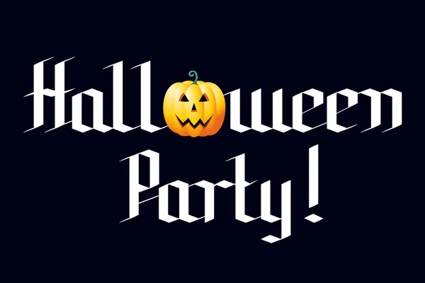 Oslava Halloween-typografie — Stock fotografie