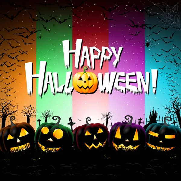 Mutlu Cadılar Bayramı afiş / poster