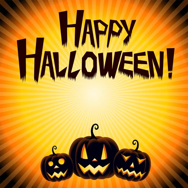 Happy Halloween banner/poster — Stockfoto