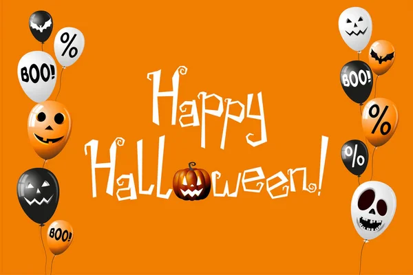 Happy Halloween banner/ poster — Stock Photo, Image