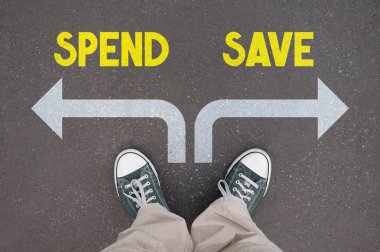 Ayakkabı, eğitmenler - harcama ve kavramı kaydetmek