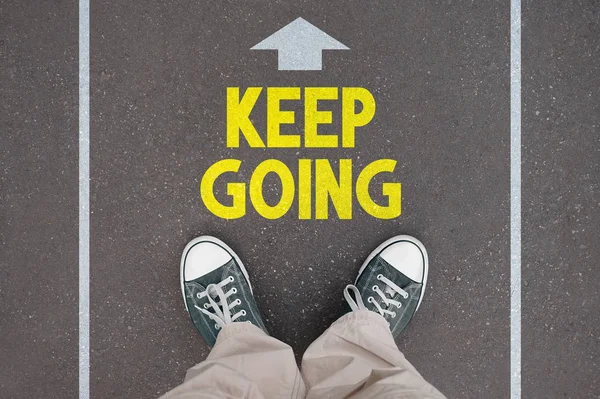 Buty, Instruktorzy-Keep going — Zdjęcie stockowe
