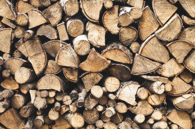 Doğranmış odun, odunyığını, yakacak odun