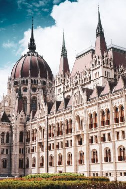 Hungary, Budapest - May 24, 2019: Parliament in Budapest - historical building