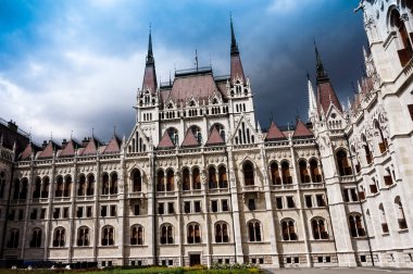 Hungary, Budapest - May 24, 2019: Parliament in Budapest - historical building