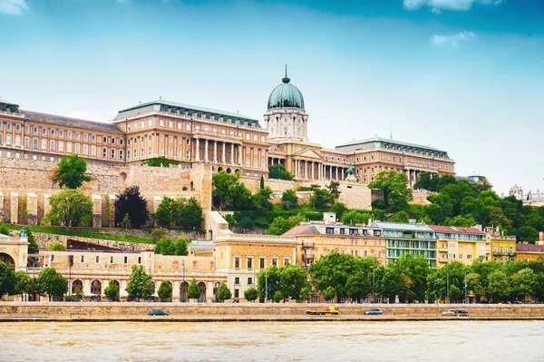 Węgry Budapeszt Maja 2019 Zamek Królewski Barokowy Budynek Słynna Atrakcja — Zdjęcie stockowe