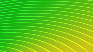 Renkli (gökkuşağı) çizgili 3d 4k dijital animasyon - yuvarlak soyut şekil