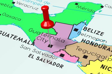 Guatemala, Guatemala City - başkent, siyasi ma sabitlenmiş