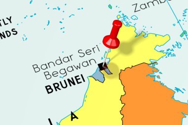 Brunei, Bandar Seri Begawan - başkent, siyasi sabitlenmiş 