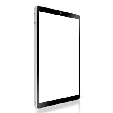 boş ekran ile 3D brandless tablet