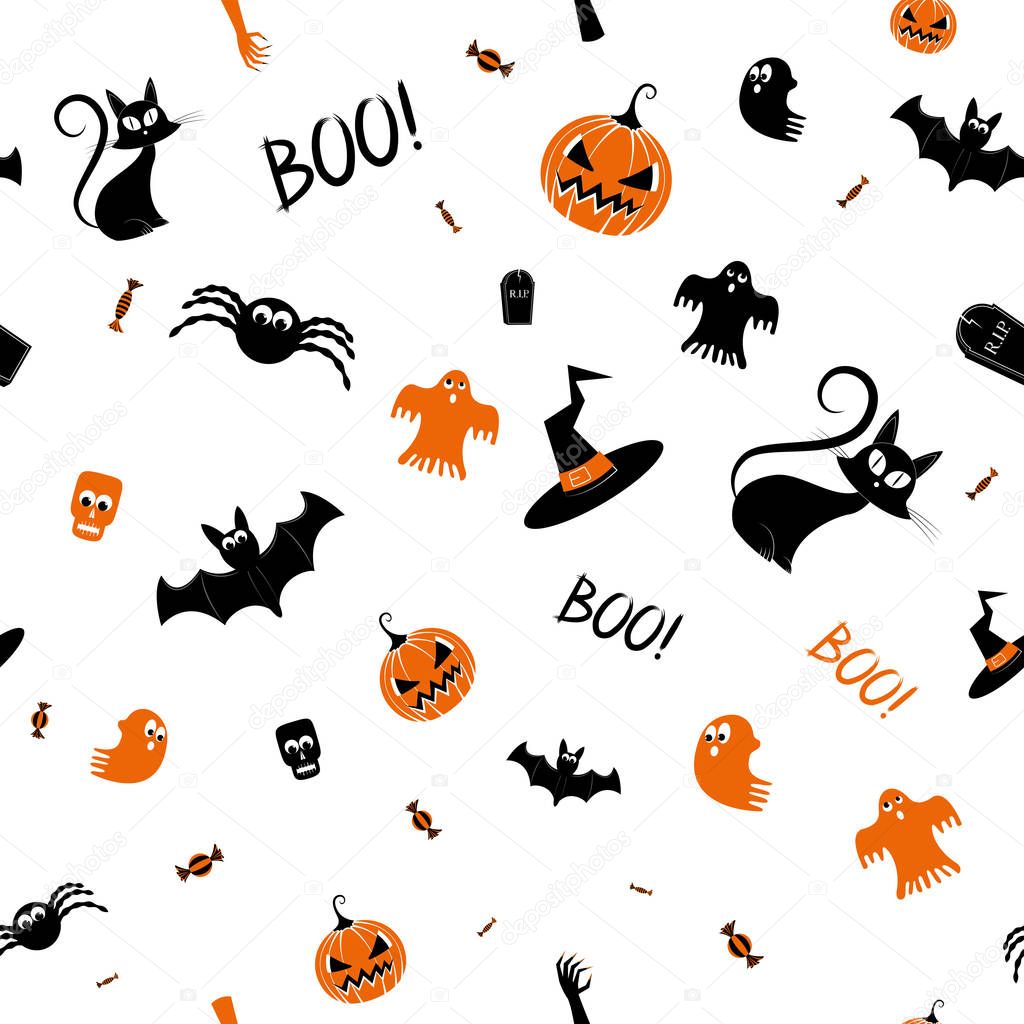 Halloween pattern/ background illustration