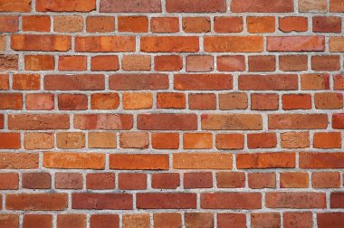 Eski kırmızı tuğla duvar - arka plan olarak büyük